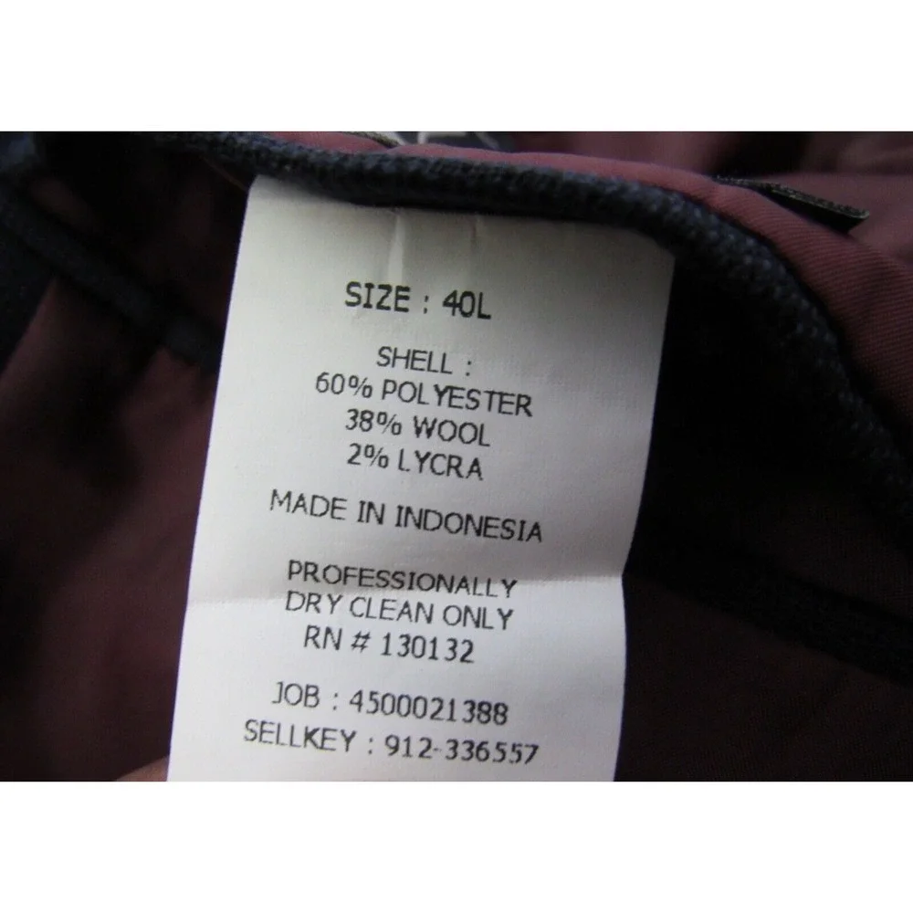 Hart Schaffner Marx Polyester Blend 40L‎ Mens Traditional Navy Blazer Recent